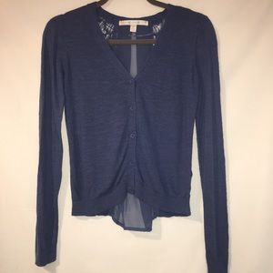 Lauren Conrad Lace Back Cardigan